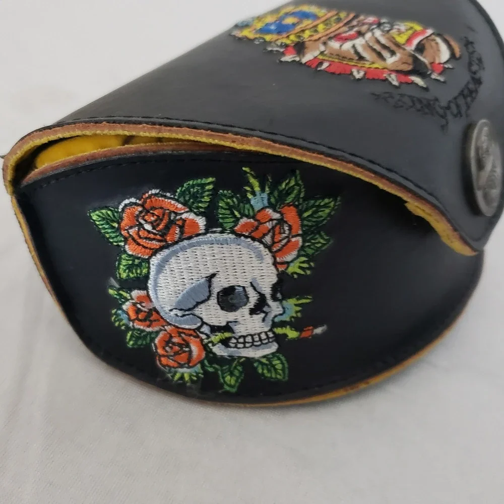 Y2K Ed Hardy EHS017 King of Beasts Sunglasses w/ Case 63-13 120‎ FRAMES ONLY